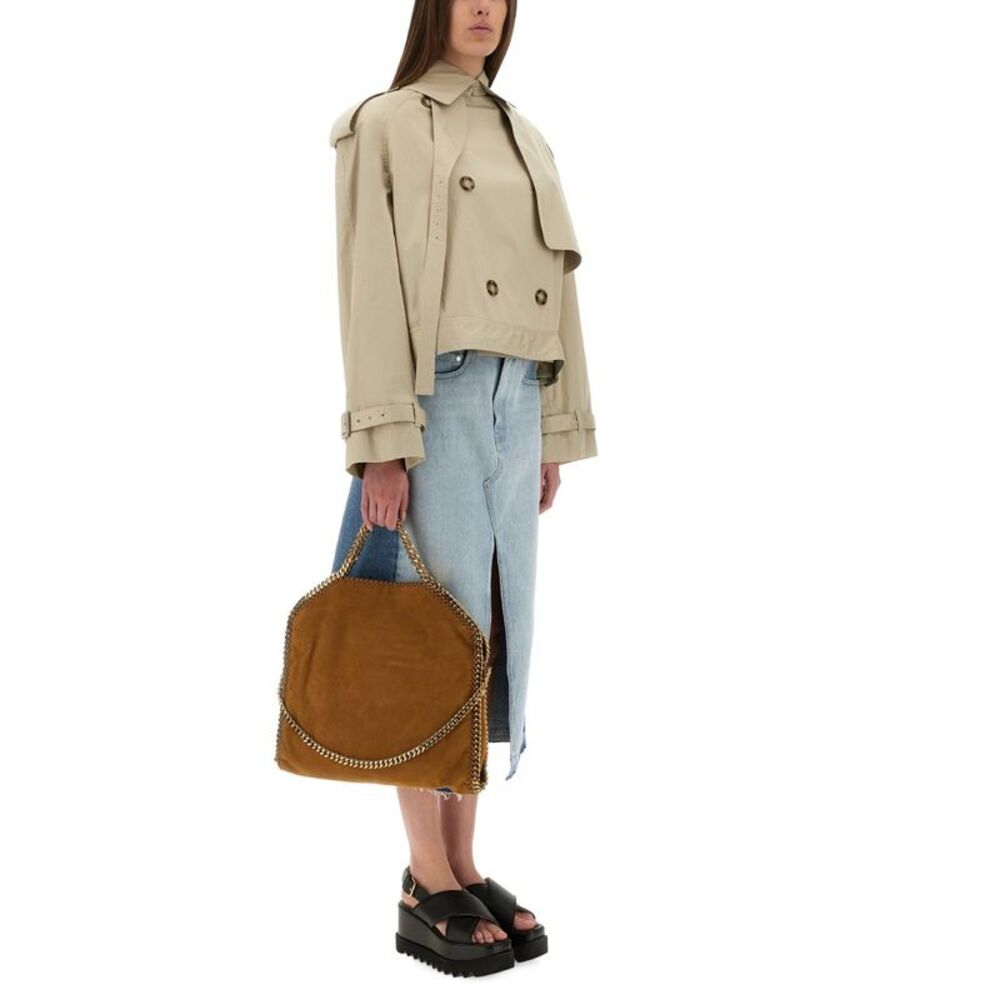 Stella Mccartney Women Short Trench Coat With Belt - Picture 2 of 4